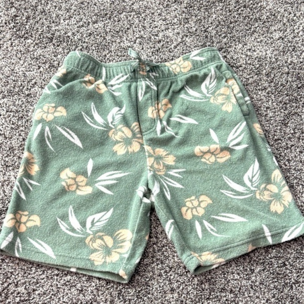 CCO Today EUC Janie & Jack Terry Tropical Shorts Size 12